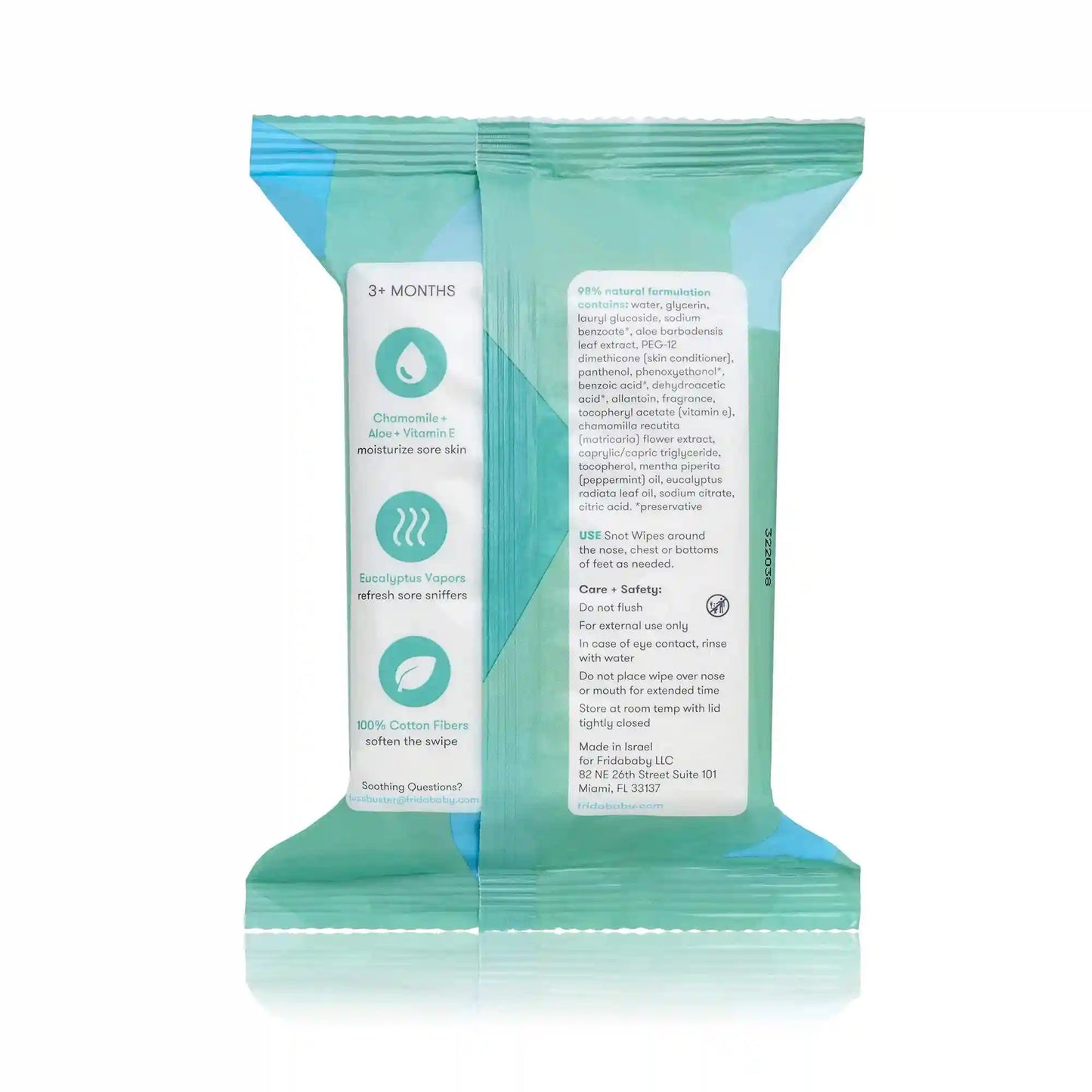 BreatheFrida™ the BoogerWiper Nose + Chest Wipes