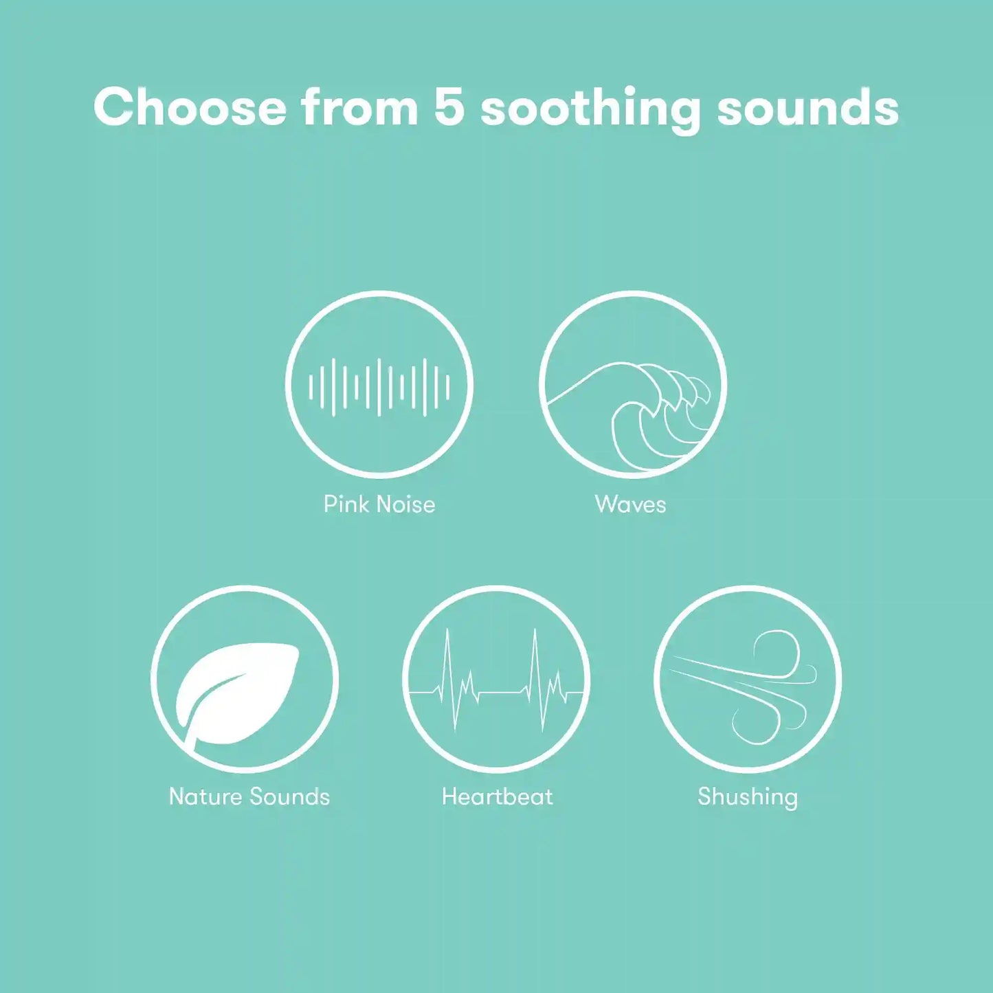 2-in-1 Portable Sound Machine + Nightlight