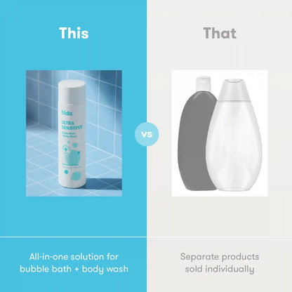Ultra Sensitive Bubble Bath + Body Wash