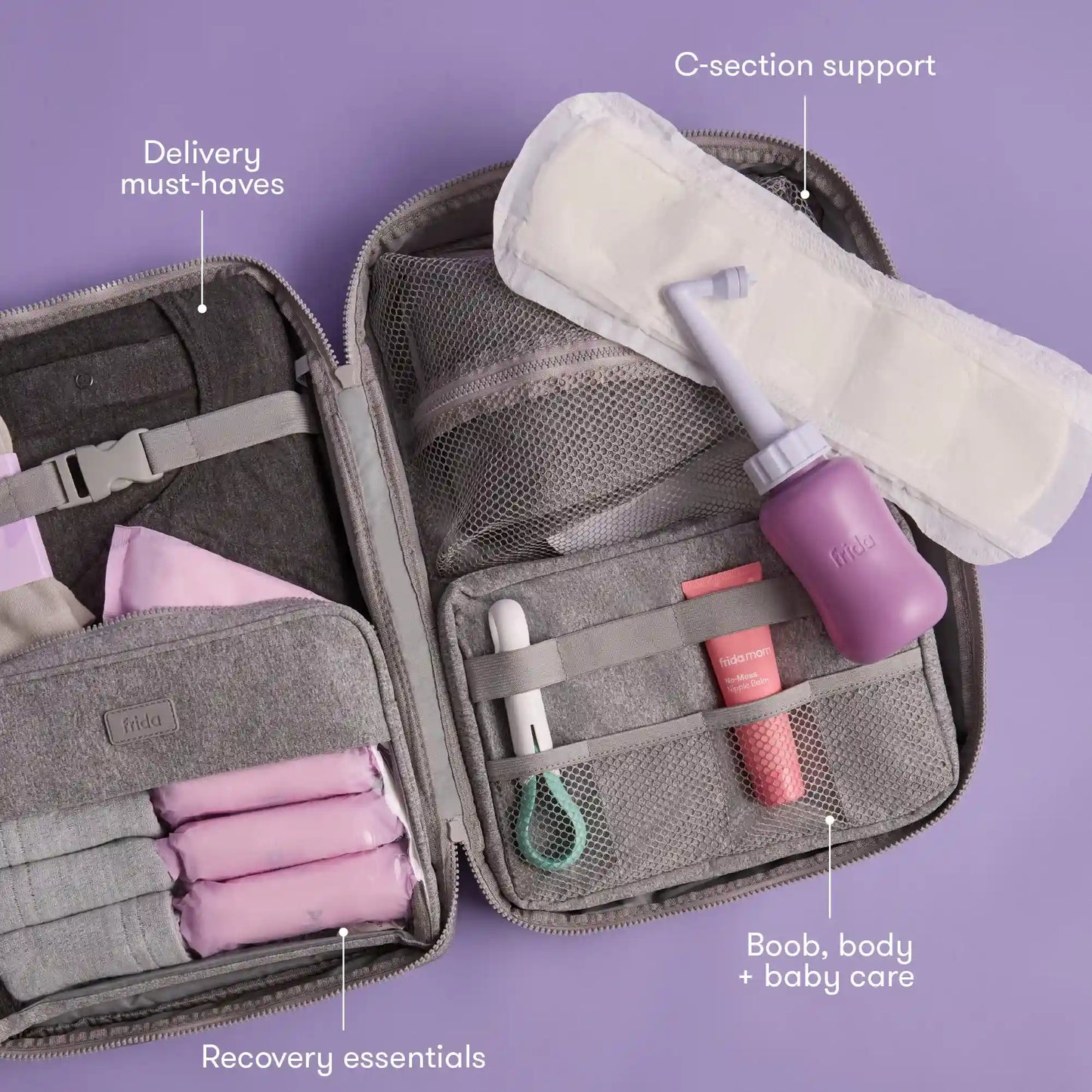 Motherload[ed] Hospital Bag for C-Section Delivery