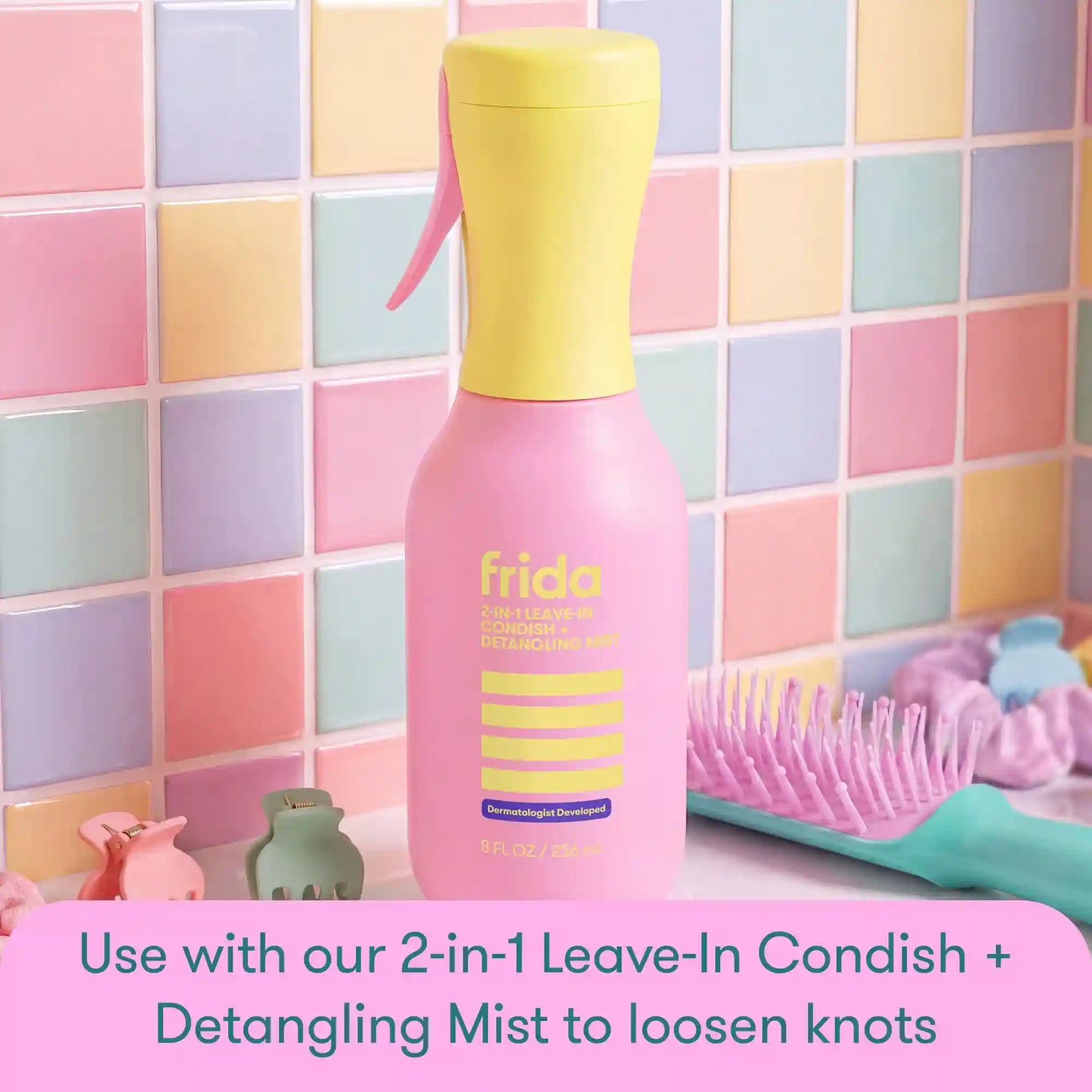 Curly Hair Detangling Brush for Kids