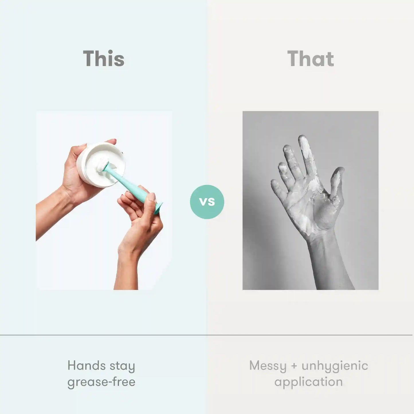 Diaper Cream Booty Brush