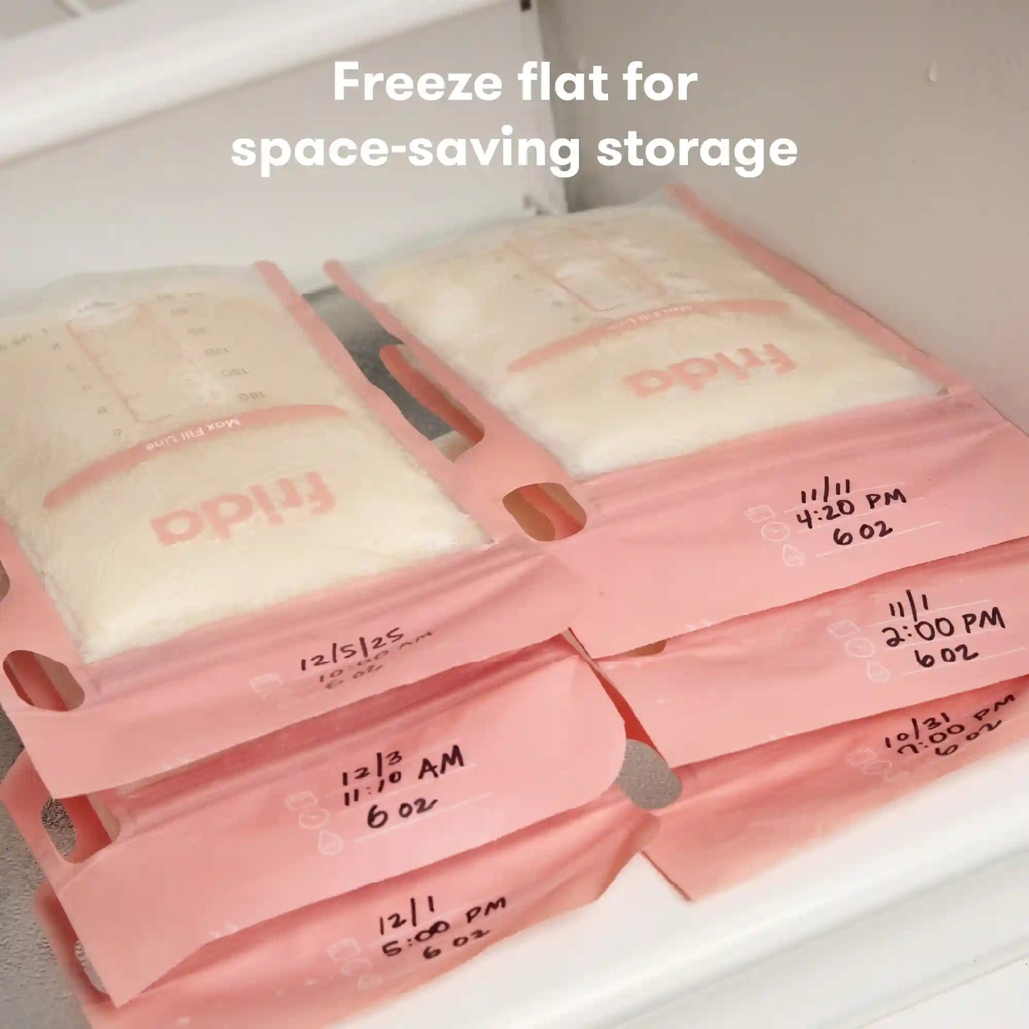 Breastmilk Storage Bags, 50ct Standard  Freeze & Thaw Milk Bags