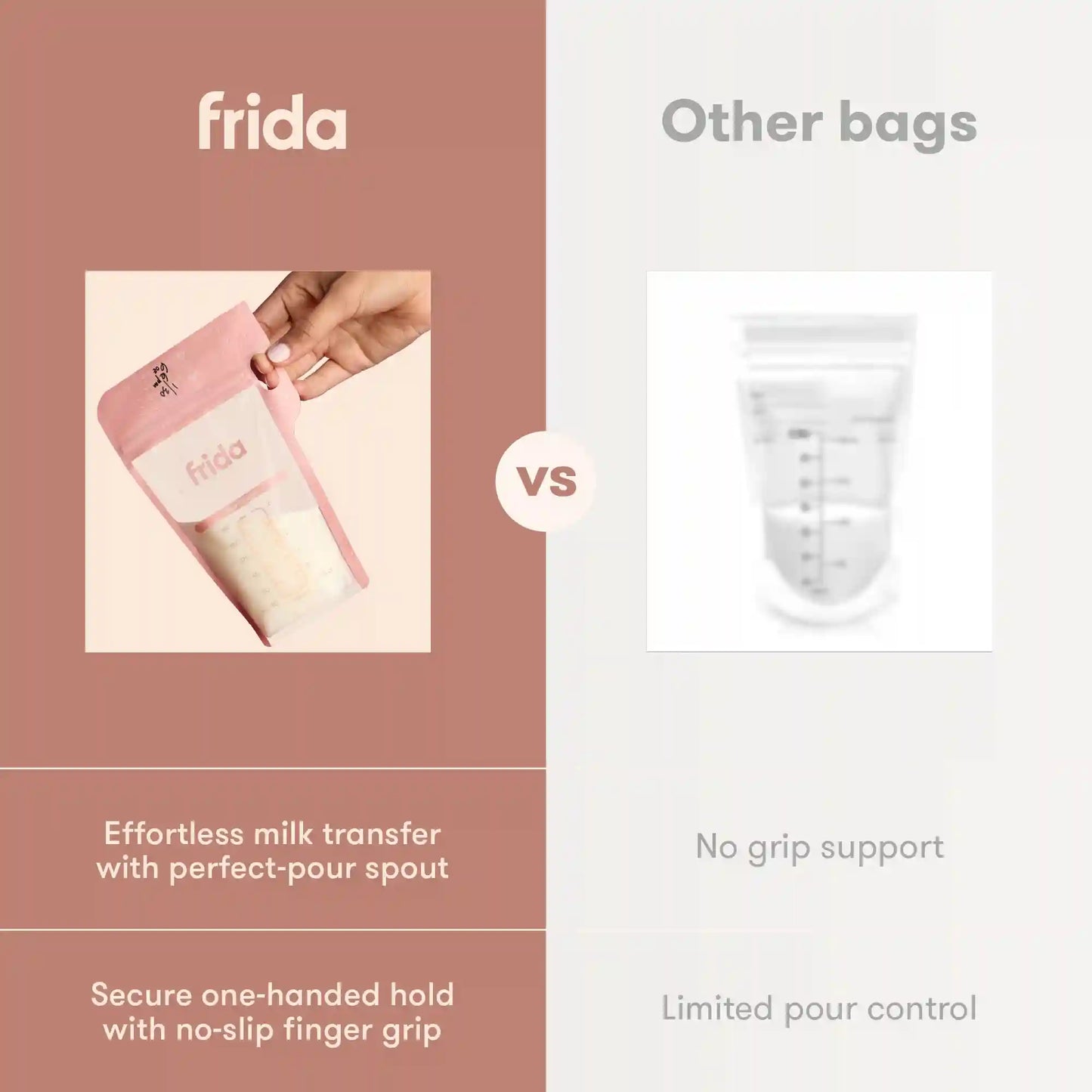 Breastmilk Storage Bags, 50ct Standard  Freeze & Thaw Milk Bags