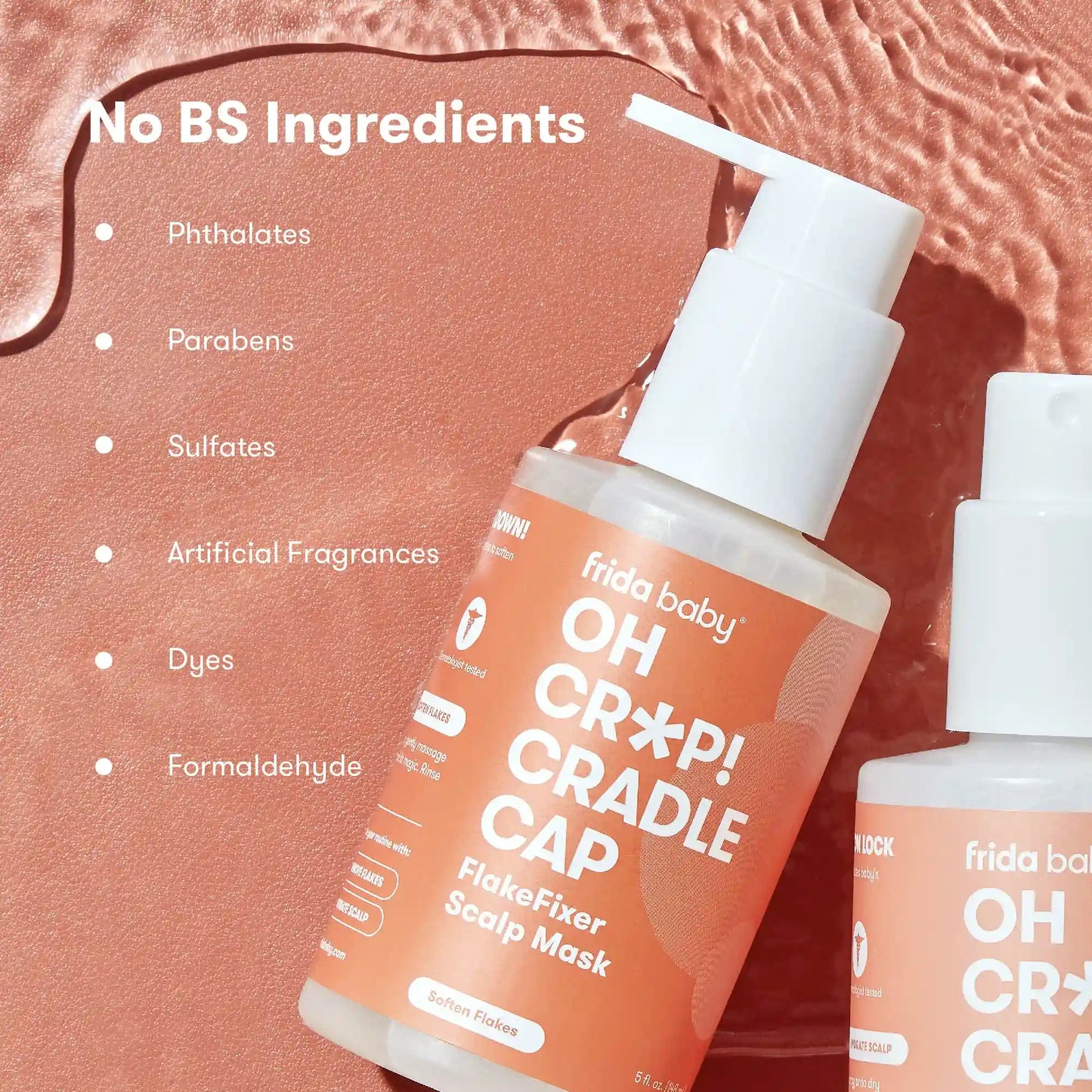 Oh Cr*p! Cradle Cap FlakeFixer Scalp Spray + Scalp Mask Duo