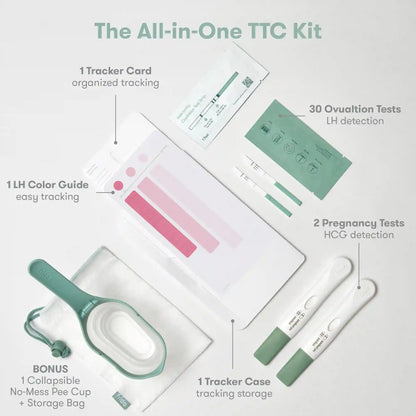All-in-One Ovulation & Pregnancy Test Kit