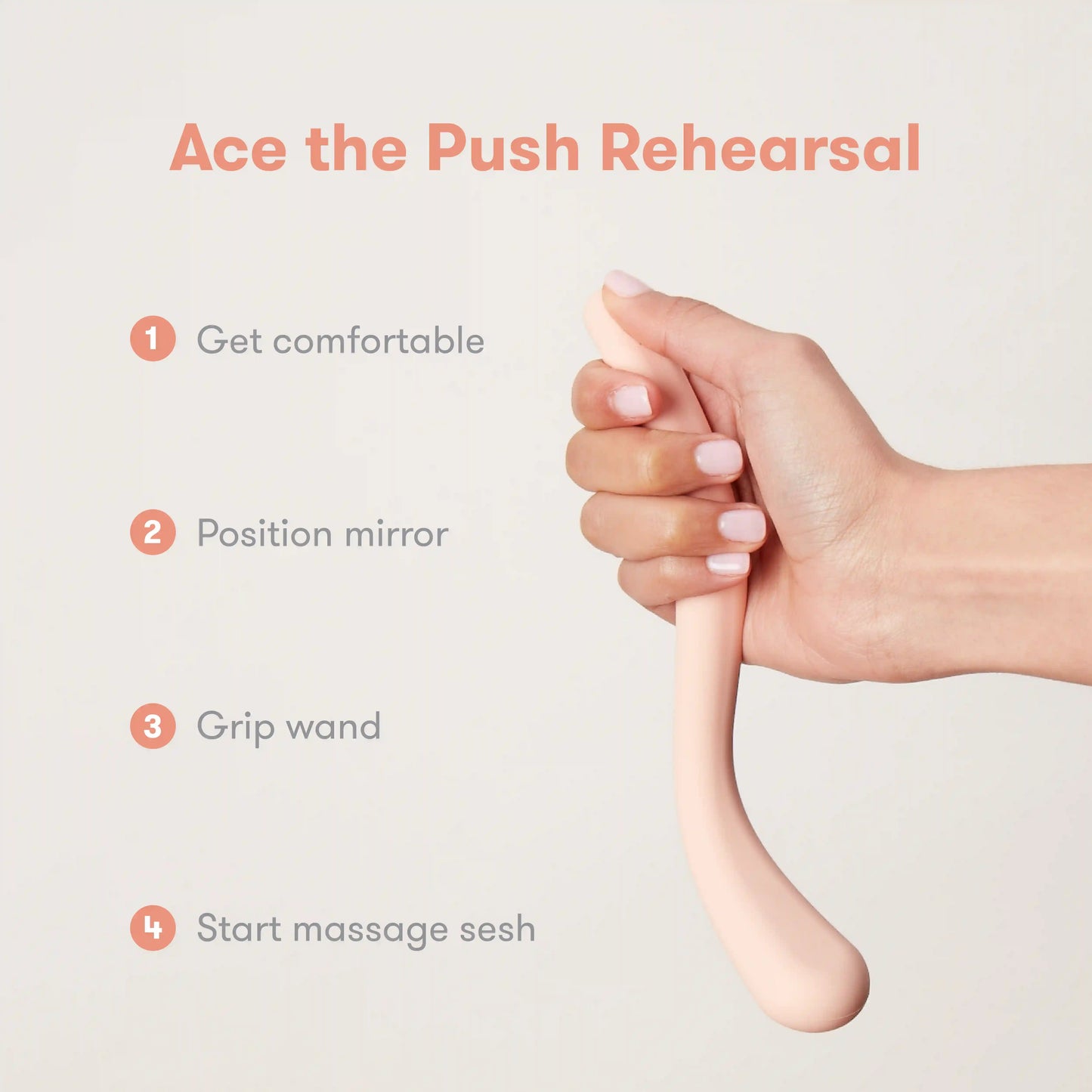 Prepare-to-Push Perineal Massage Wand